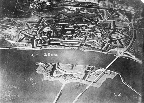 WWI Aerial Photograph of Dinaburg Fortress