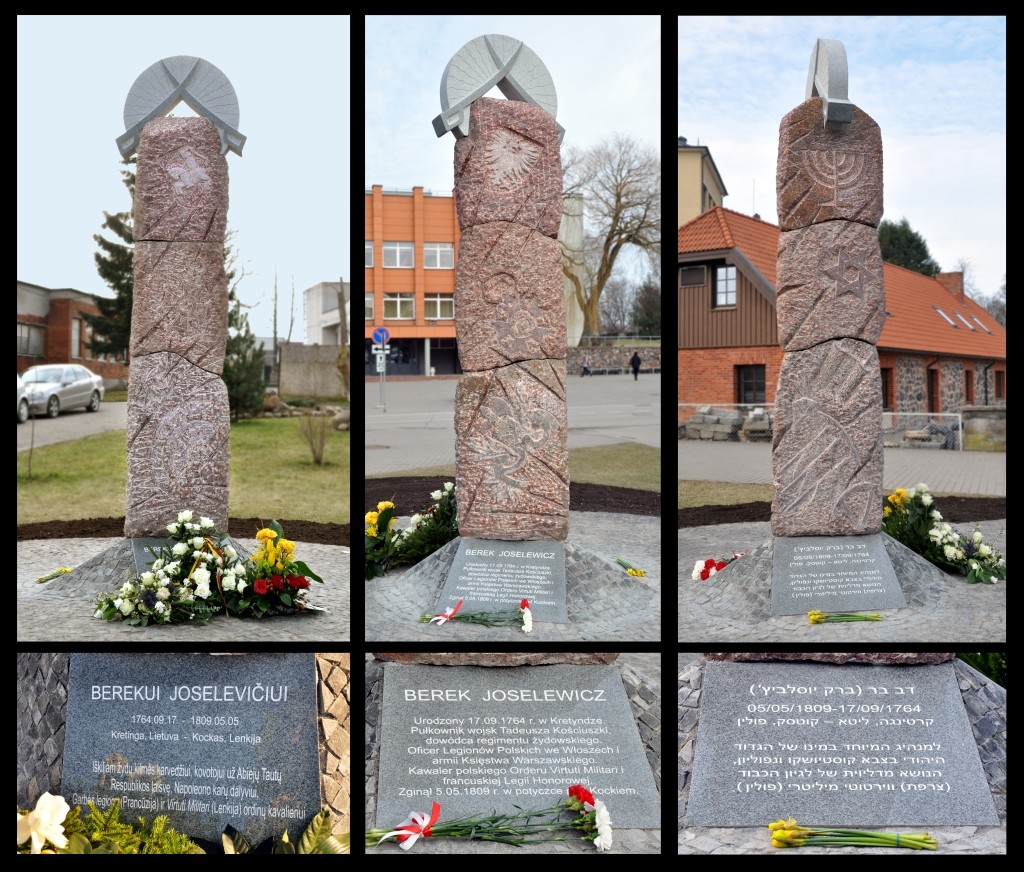 Monument to Berekui Joselevičiui in Kretinga - 2015