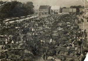The Market Square of Kretinga